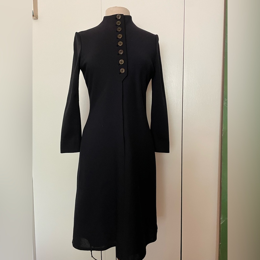 vintage impeccable fitted Long Sleeve Dress small New York Designer